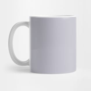 Lavender Gray plain solid color Mug